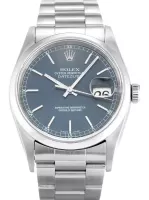 Rolex Datejust 36mm Blue Dial 16200 - view 1