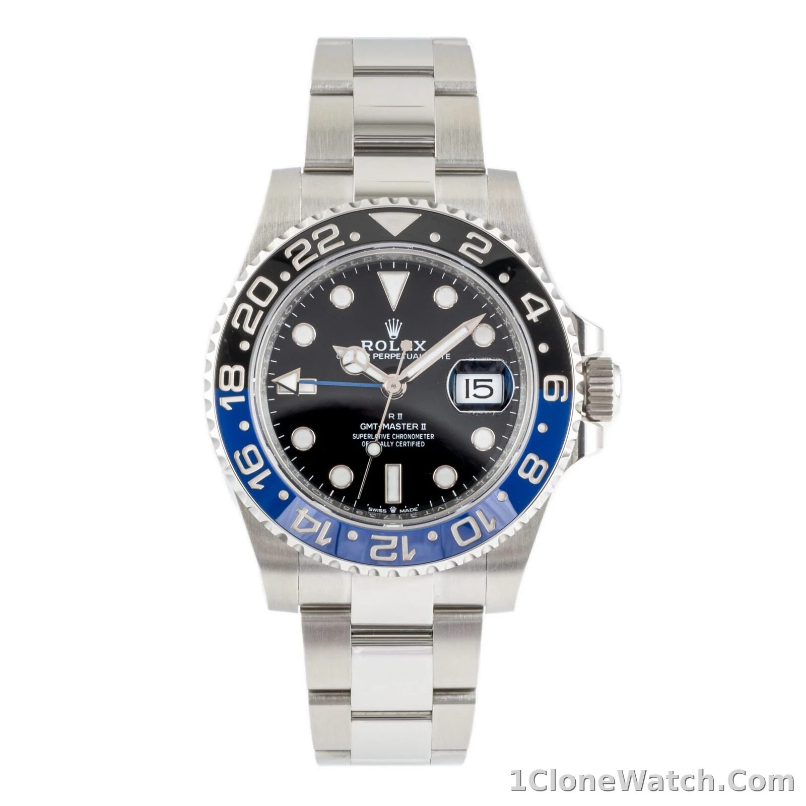 Superclone Rolex GMT-Master II 126710BLNR  Batman  41mm