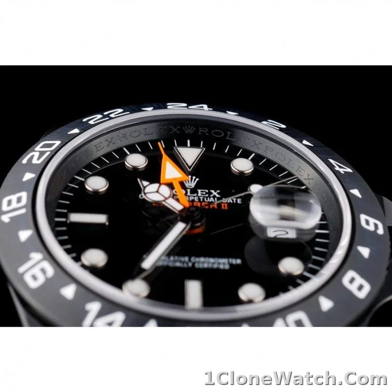 Superclone Rolex Explorer 40mm Black Dial 98239 - detail