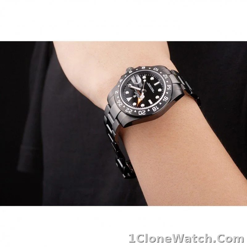 Superclone Rolex Explorer 40mm Black Dial 98239 - detail