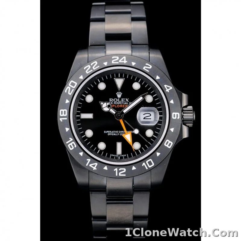 Superclone Rolex Explorer 40mm Black Dial 98239 - detail