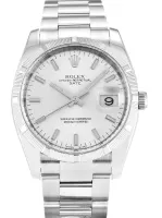 Rolex Oyster Perpetual Date 34mm Silver Dial 115210 - view 1
