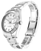 Rolex Oyster Perpetual Date 34mm Silver Dial 115210 - view 3