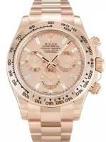 Rolex Daytona 40mm Rose Diamond Baguette Dial 116505 - view 1