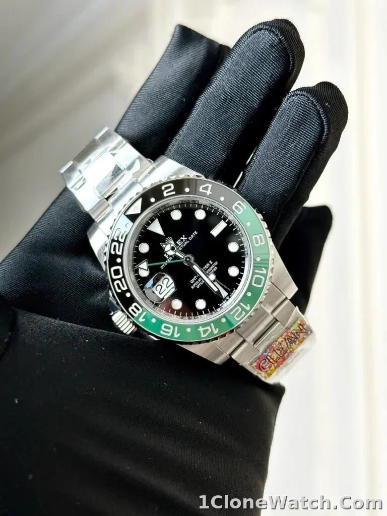 Rolex GMT-Master II 40mm Black Dial 126720VTNR  Sprite - detail