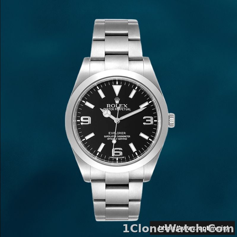 Rolex Explorer Men’s 40mm m214270-0003 Watch Black Dial - detail