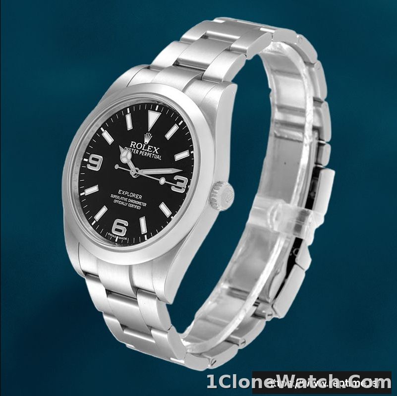 Rolex Explorer Men’s 40mm m214270-0003 Watch Black Dial - detail