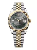 Superclone Rolex Datejust 41mm Rhodium Dial 126333 Wimbledon Flutted / Jubilee - view 1