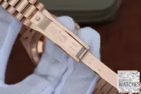 ROLEX DAY DATE BROWN DIAL 18K ROSE GOLD 40MM SWISS REPLICA 228235.9 - view 9
