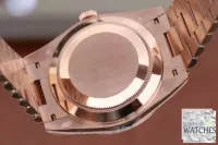 ROLEX DAY DATE BROWN DIAL 18K ROSE GOLD 40MM SWISS REPLICA 228235.9 - view 10
