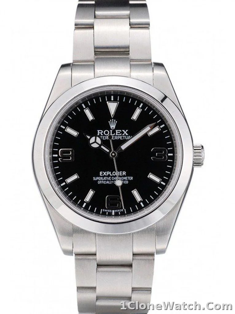 Superclone Rolex Explorer 39mm Black Dial 42002