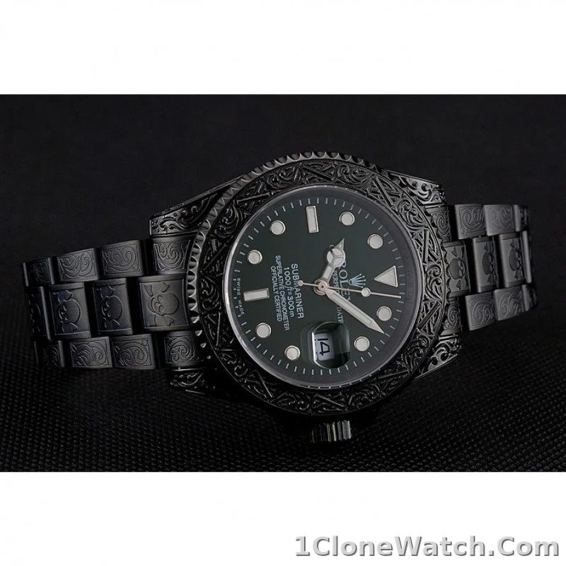 Rolex Submariner 41mm Green Dial 1454076 - detail