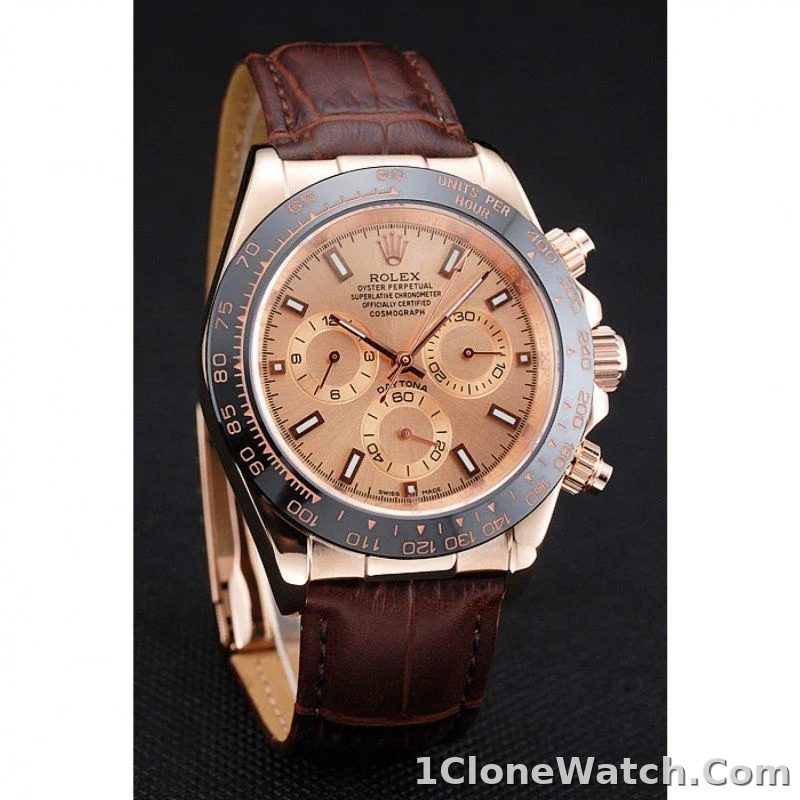 Rolex Daytona 39mm Rose-Gold Dial 1454243 - detail