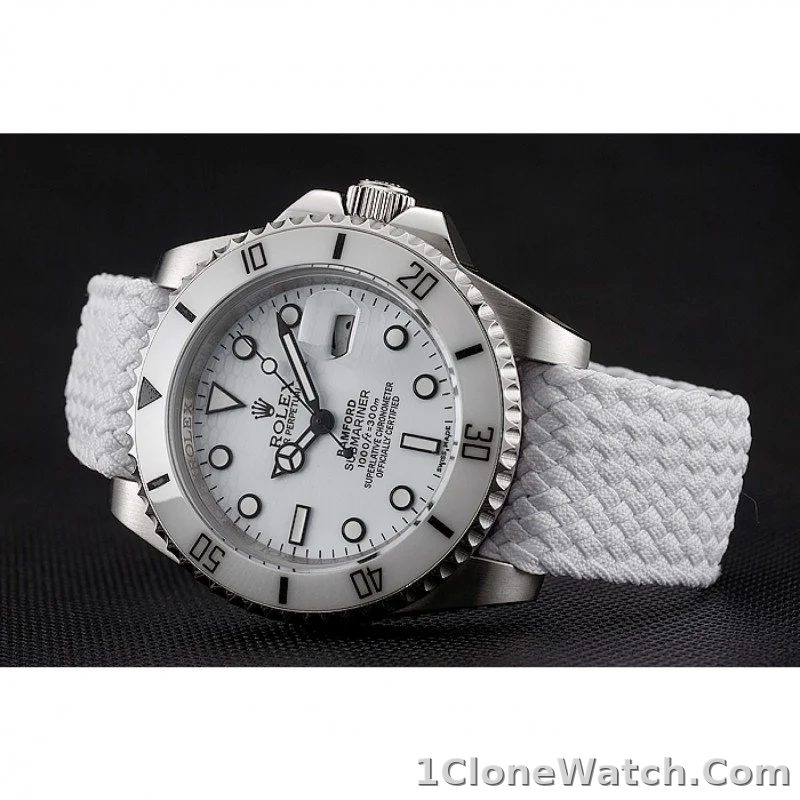 Rolex Submariner 41mm White Dial 1453867 - detail