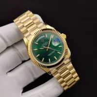 Rolex Day-Date II 36mm Green Dial 128238 - view 3