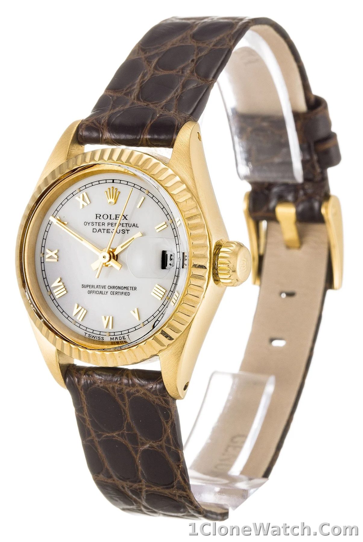 Rolex Lady-Datejust 26mm White Dial 6916 - detail