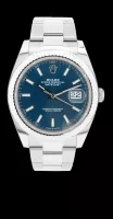 Rolex Datejust 41mm Blue Dial 126334 Oyster - view 1