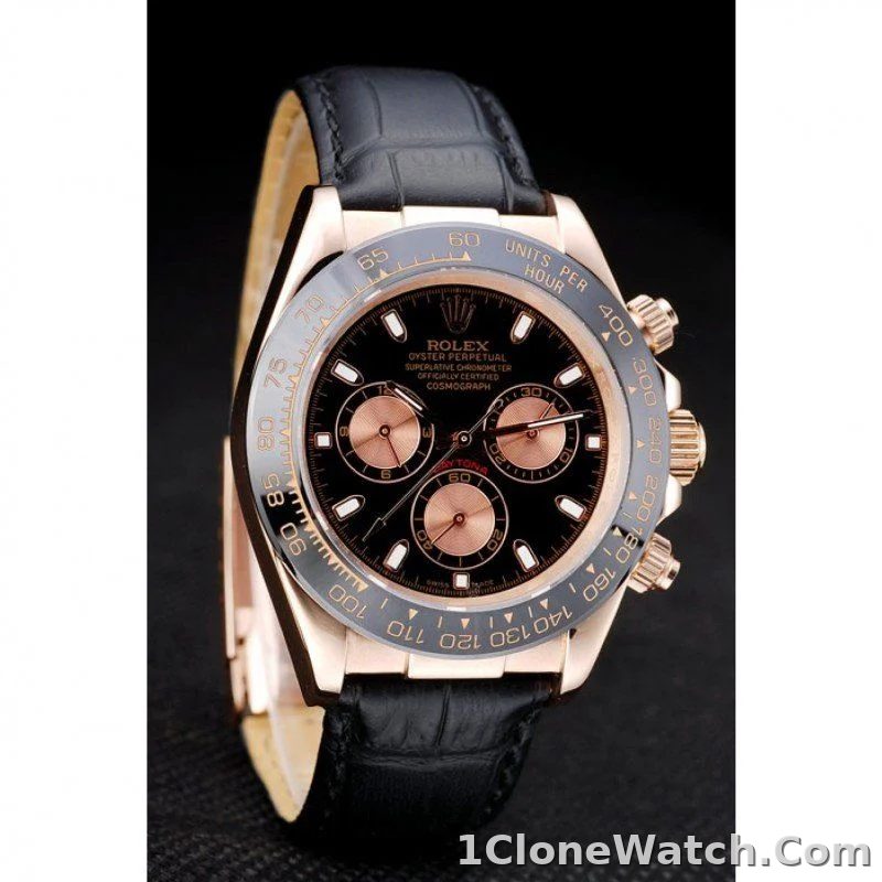 Rolex Daytona 39mm Black Dial REP016831 - detail