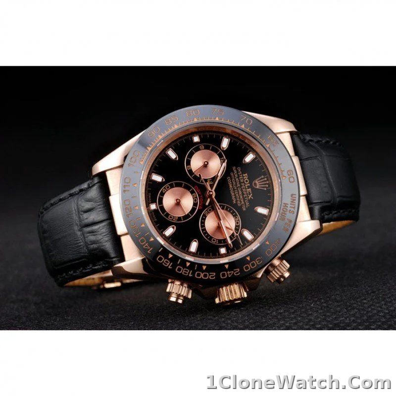 Rolex Daytona 39mm Black Dial REP016831 - detail