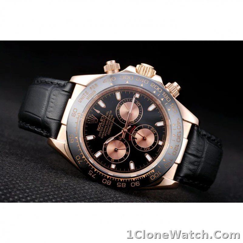 Rolex Daytona 39mm Black Dial REP016831 - detail