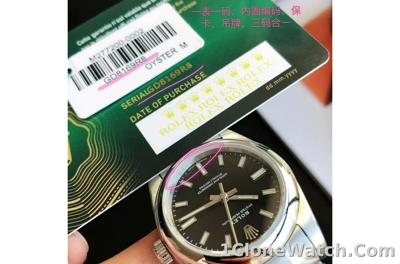 Couple Watches Rolex Oyster Perpetual 31/41mm SS/SS Black/Stk - detail