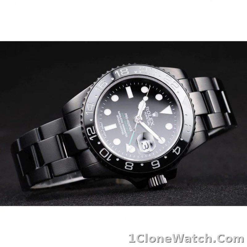 Superclone Rolex GMT-Master II 39mm Black Dial REP016828 - detail