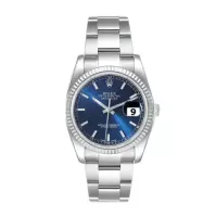 Rolex Datejust 116234BLSO Men’s 36mm Silver-tone - view 1