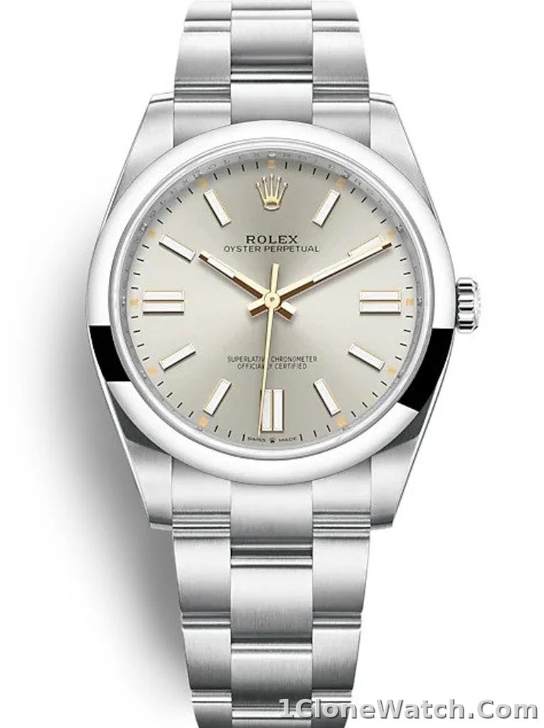 Rolex Oyster Perpetual 41mm Silver Dial 124300