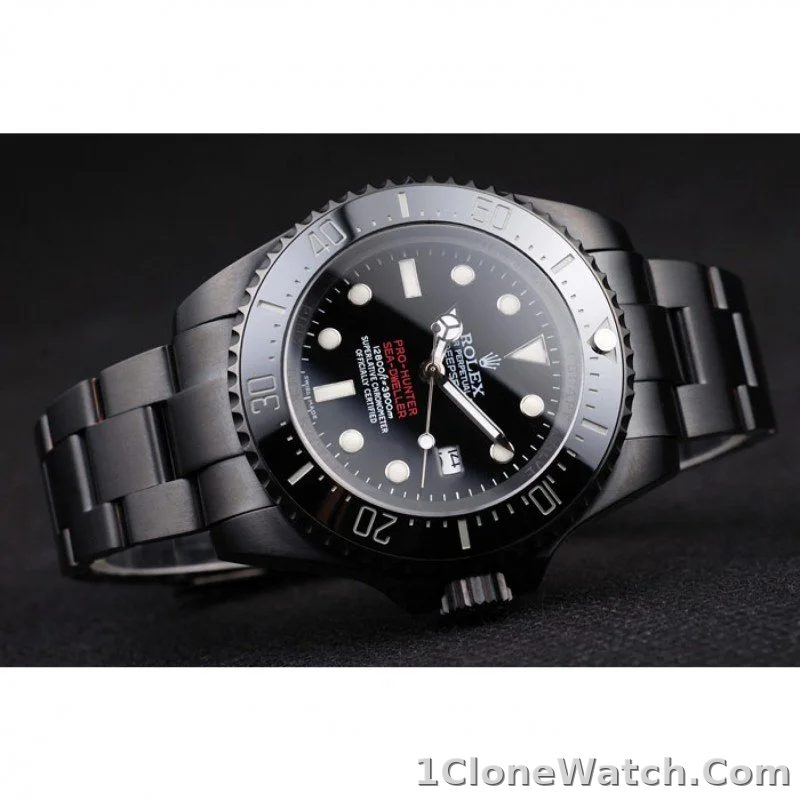 Superclone Rolex Deepsea 42mm Black Dial REP016819 - detail