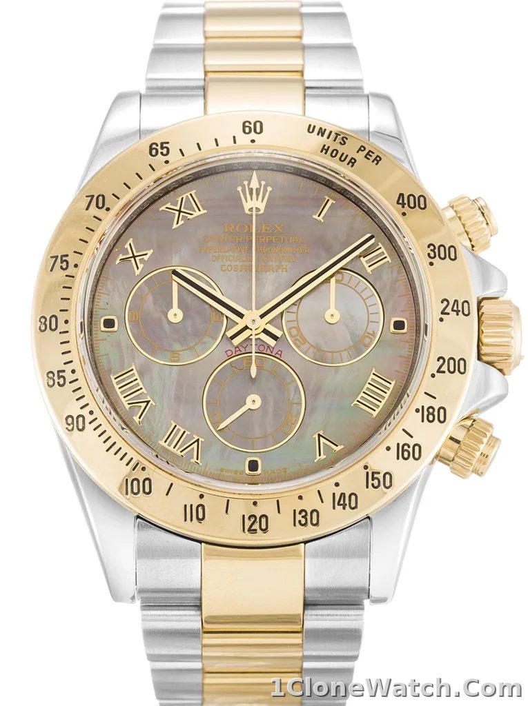 Rolex Daytona 40mm Mother of Pearl   Black Dial 116523
