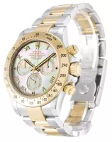 Rolex Daytona 40mm Mother of Pearl   Black Dial 116523 - view 3
