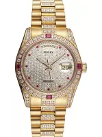Superclone Rolex Day-Date 37mm Diamond Dial 621614 - view 1