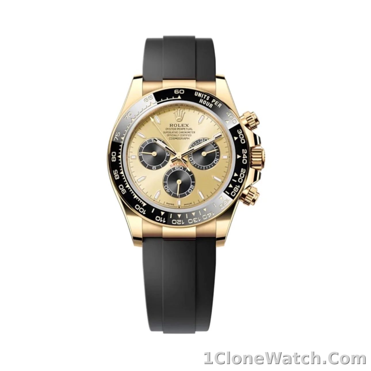 Superclone Rolex Daytona 40 mm Golden Dial 126518LN  Pikachu