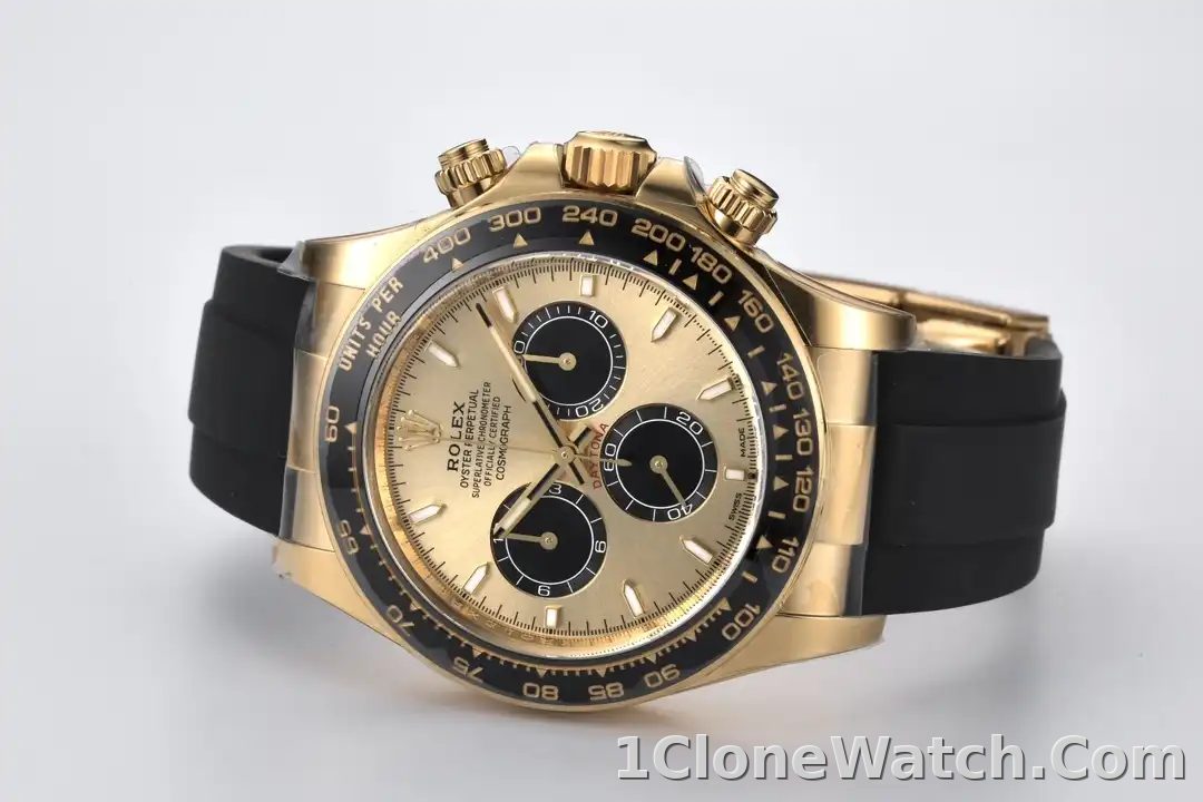 Superclone Rolex Daytona 40 mm Golden Dial 126518LN  Pikachu - detail