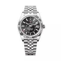 Superclone Rolex Sky-Dweller 42 mm Bright black Dial 336934 Jubilee - view 1