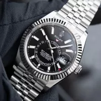 Superclone Rolex Sky-Dweller 42 mm Bright black Dial 336934 Jubilee - view 7