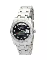 Rolex Day-Date 36mm Black Dial 118346 - view 3