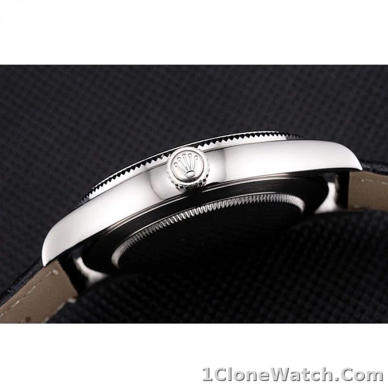 Superclone Rolex Cellini 38mm Black Dial REP016790 - detail