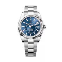 Superclone Rolex Sky-Dweller 42 mm Bright blue Dial 336934 Oyster - view 1