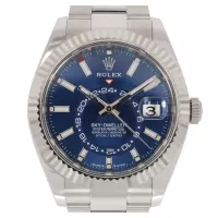 Superclone Rolex Sky-Dweller 42 mm Bright blue Dial 336934 Oyster - view 4