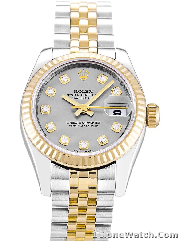 Rolex Lady-Datejust 26mm Silver Dial 179173