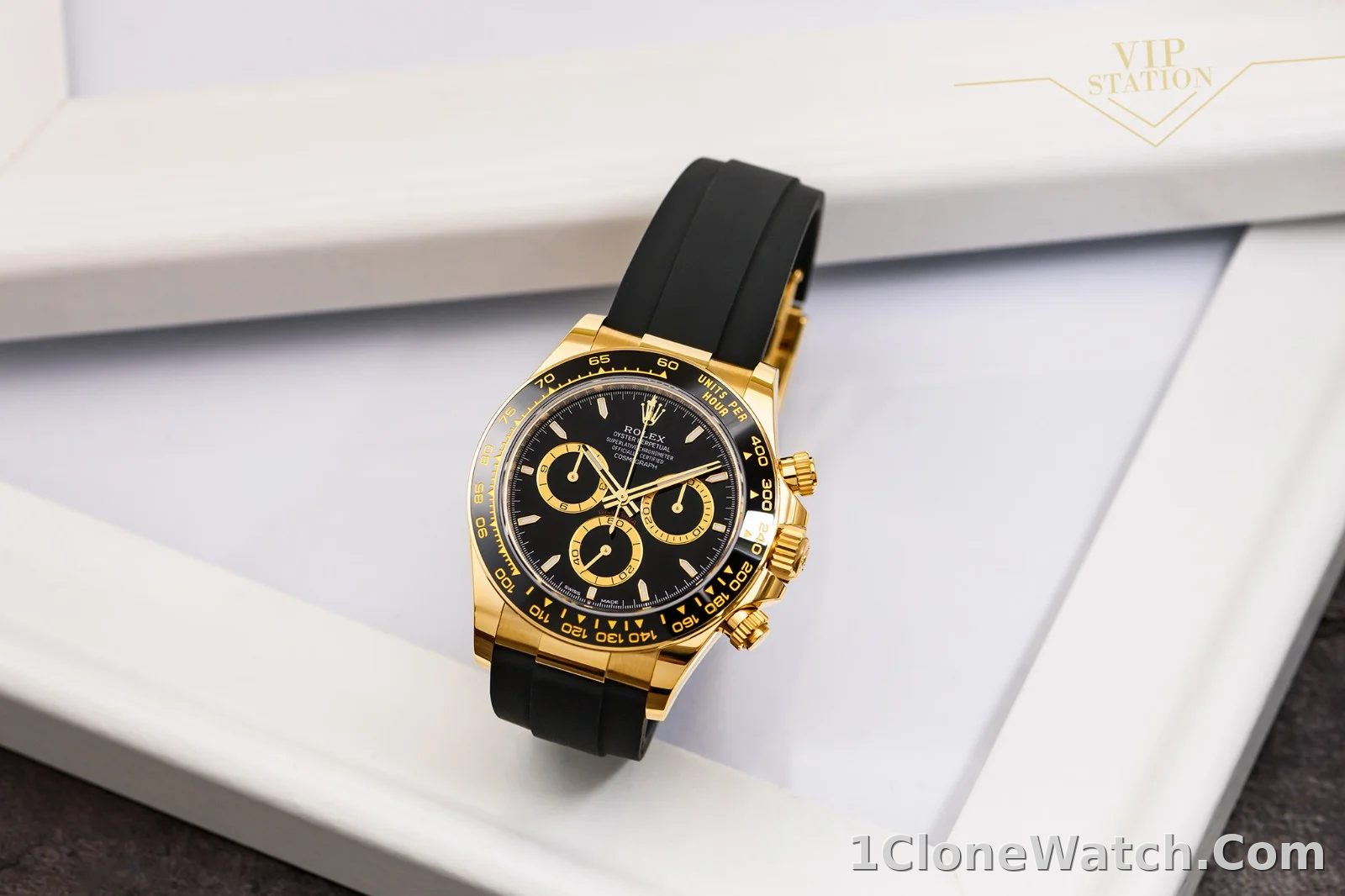 Superclone Rolex Daytona 40 mm Black Dial 126518LN - detail