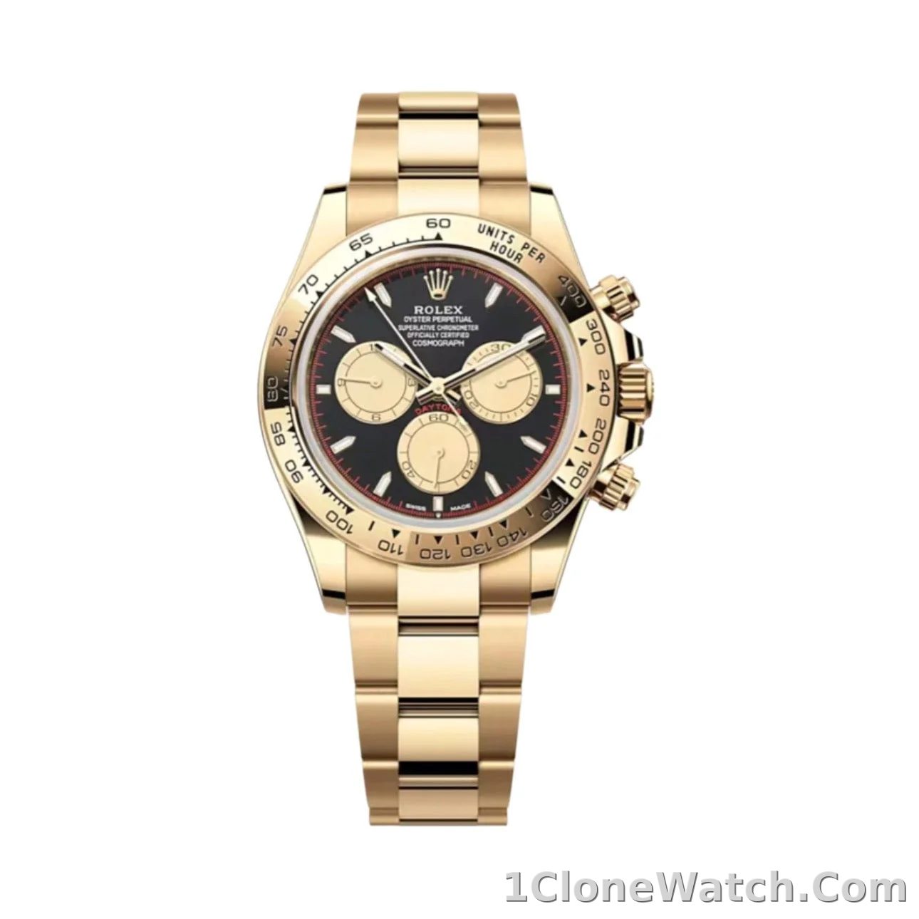 Superclone Rolex Daytona 40 mm Intense black Dial 126508