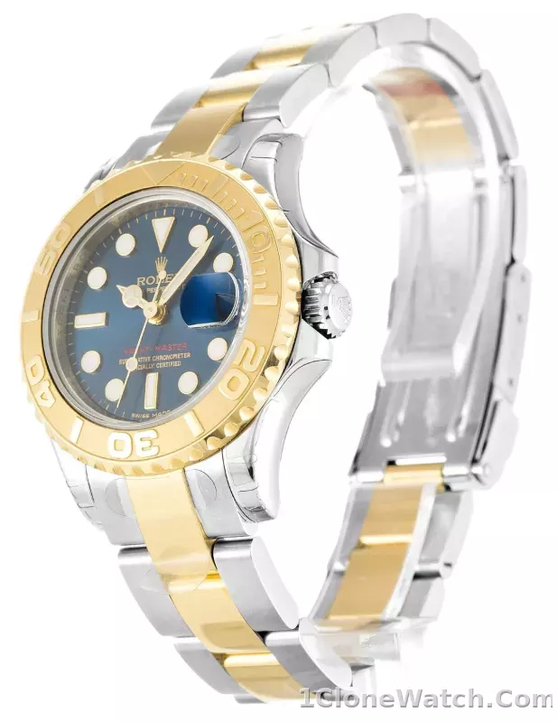 Rolex Yacht-Master 35mm Blue Dial 169623 - detail