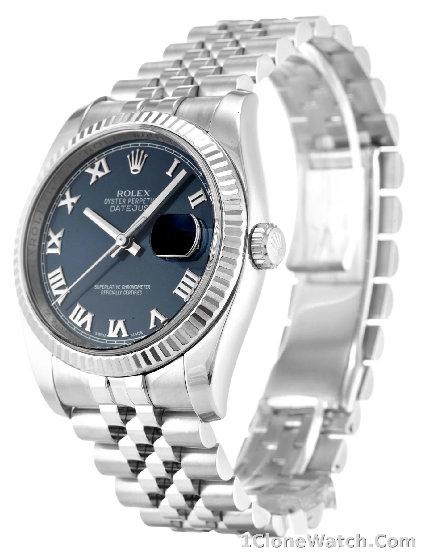 Rolex Datejust 36mm Blue Dial 116234 - detail