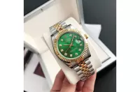 Couple Watches Rolex Datejust 36/28mm RG/SS Jub Green/Dial - view 3