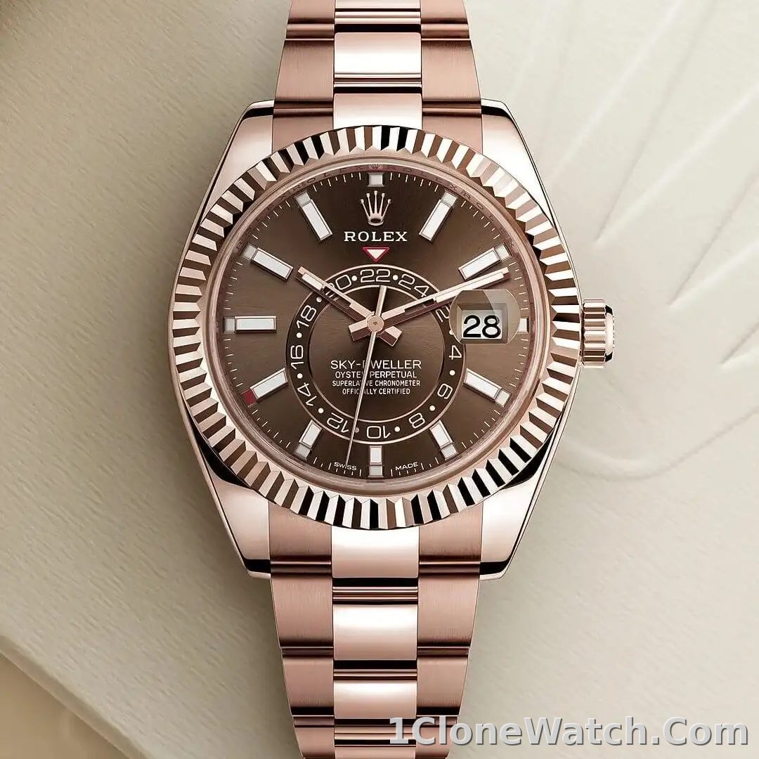 Rolex Sky-Dweller 326935 Chocolate - detail