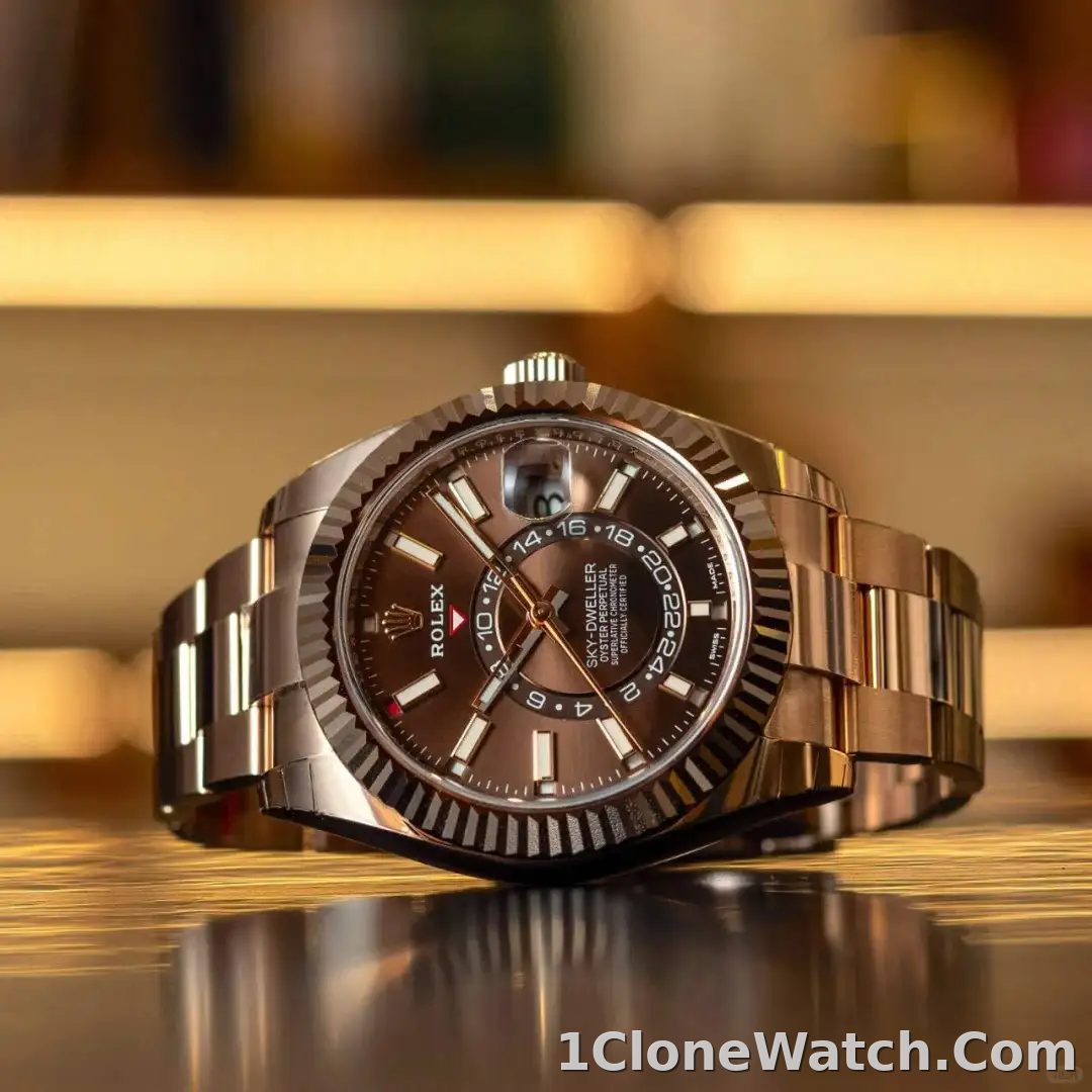 Rolex Sky-Dweller 326935 Chocolate - detail