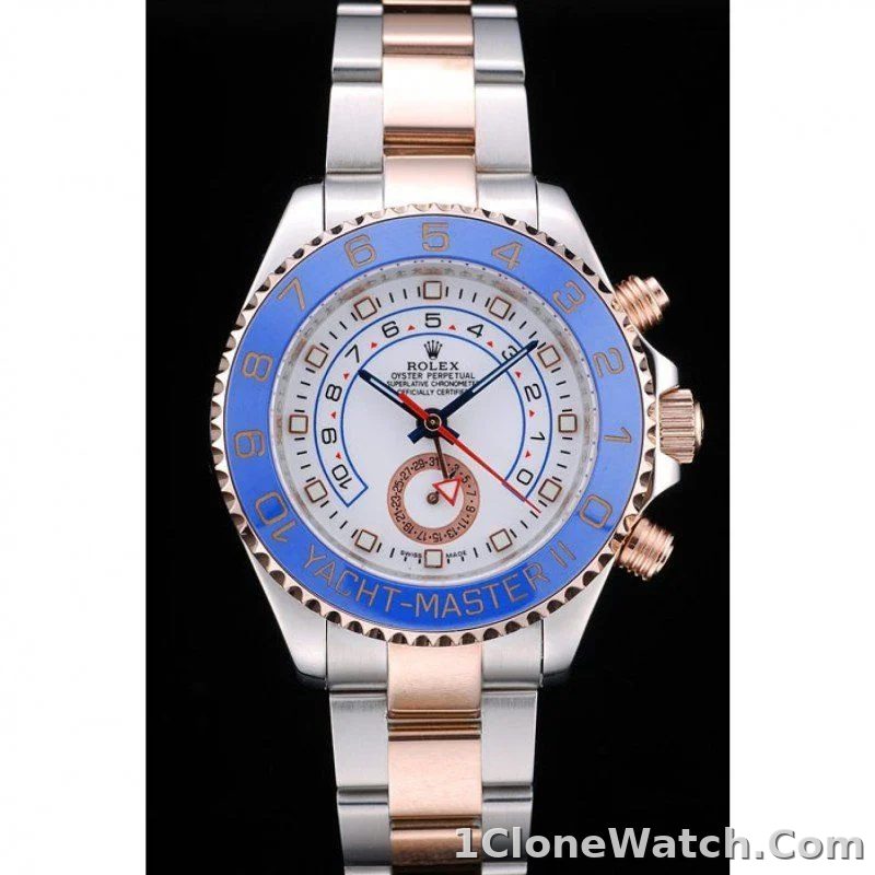 Rolex Yacht-Master 42mm White Dial REP016833 - detail