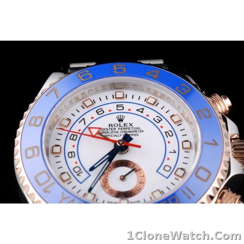 Rolex Yacht-Master 42mm White Dial REP016833 - detail